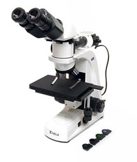 Meiji MT7000 Microscope- Bright field reflected light general purpose with 4x4 XY stage. Lifetime warranty.