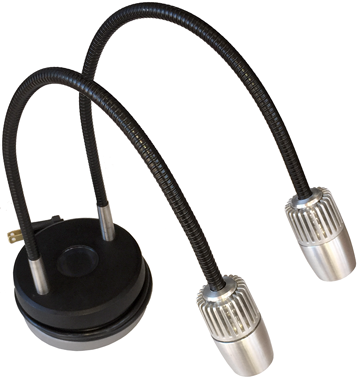 EcoPHOT LED Dual Gooseneck illuminator for laboratory and academic applications