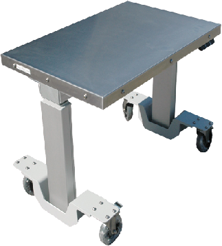 ErgoLiftR: Motorized lift cleanroom tables