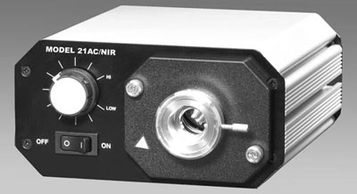 MODEL 21AC ILLUMINATORS, microscope illuminators, fiber optic illuminators, fiberoptic illuminators