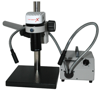 Ergonomic Digital Macro-Zoom Inspection Stations; provide high quality visual product inspection. Zoom magnifications to 100x with working clearance up to 18 inches. Camera resolutions up to 32 megapixel. Ideal for QC inspection and documentation, medical devices, and semiconductor packaged parts.