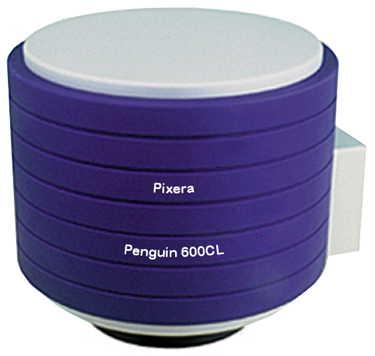 PIXERA Digital Research Cameras; available in 1.5 megapixel and 6 megapixel CCD models, color or monochrome, cooled (150cl, 150clm, 60cl, 600clm) and uncooled sensors (150es, 150esm, 600es, 600esm)  excellent for fluorescence applications