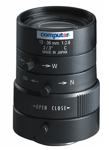 Computar Megapixel Lenses for all applications; zoom, macro, close focus, and wide angle