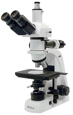 MEIJI MT8000 Metallurgical Microscope; for transmitted and reflected brightfield observation, infinity corrected Plan optics 