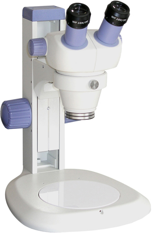 SZ445 4.3:1 Stereo zoom microscope features a Greenough optical system for image quality. Compare to the Nikon SMZ445 for quality and performance.